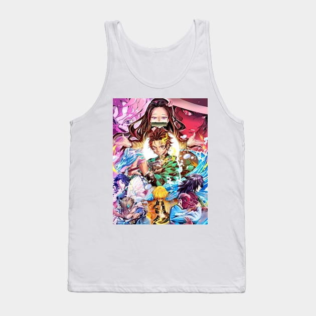 Demons Slaying Corps Tank Top by Valoka